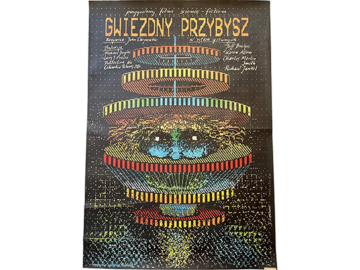 Plakat “Gwiezdny przybysz” proj. Andrzej Pągowski, 1984