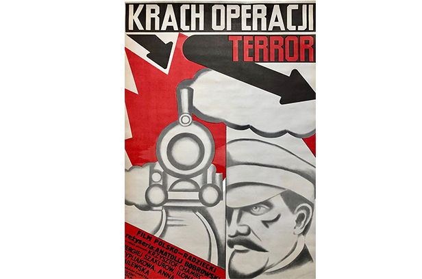 Plakat "Krach Operacji Terror" proj. Maria Ichnatowicz, 1982