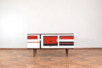 Sideboard z malaturą w stylu op-art, Niemcy, lata 60