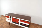 Sideboard z malaturą w stylu op-art, Niemcy, lata 60
