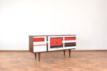 Sideboard z malaturą w stylu op-art, Niemcy, lata 60