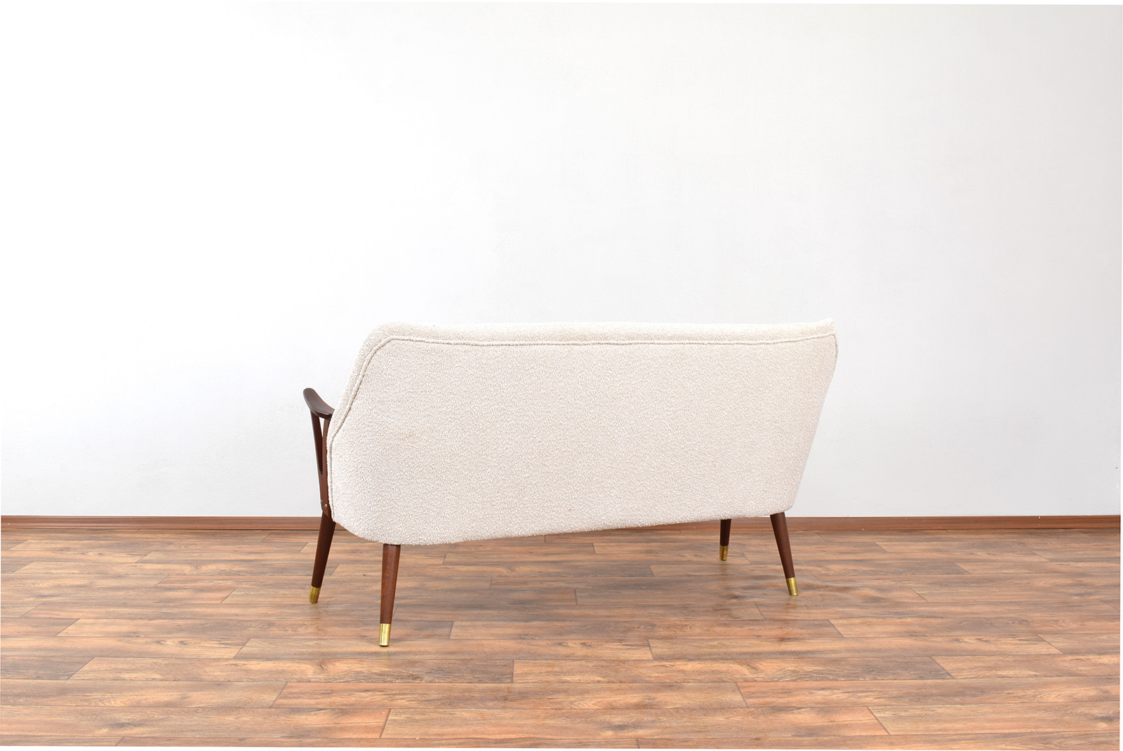 Sofa boucle, tek, Norwegia, lata 60