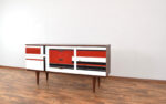 Sideboard z malaturą w stylu op-art, Niemcy, lata 60