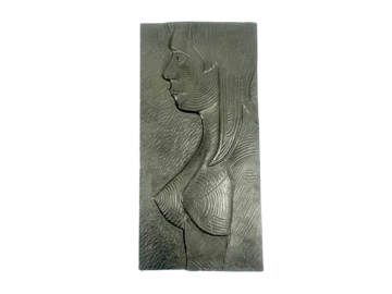 Płaskorzeźba portret, Czechosłowacja, 1966