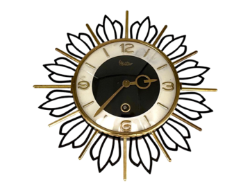 Zegar rozbłysk słońca, Müller, Niemcy, lata 60