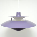 Lampa wisząca vintage, PH5, proj. Henningsen, L. Poulsen, Dania, lata 60