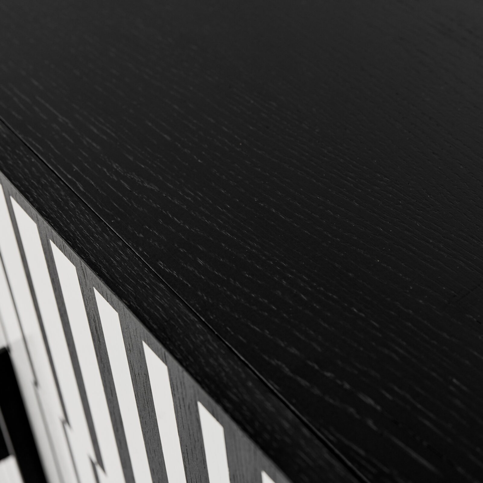 Komoda vintage, z malaturą Op-Art, Polska, lata 70