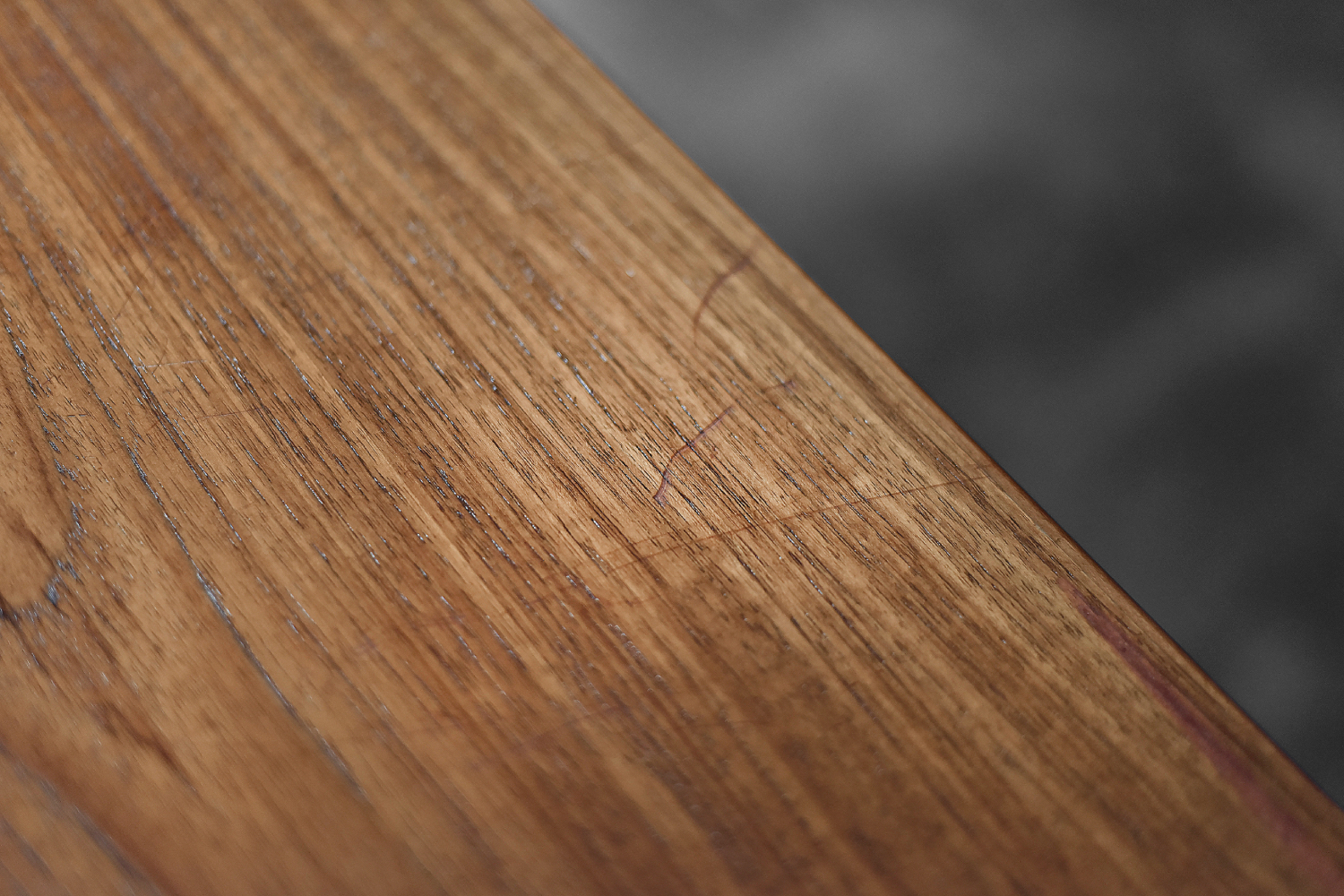 Biurko tekowe dwustronne, Dania, lata 60