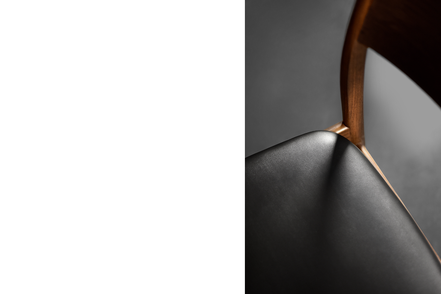 Zestaw 4 tekowych krzeseł jadalnianych, Dania, lata 60