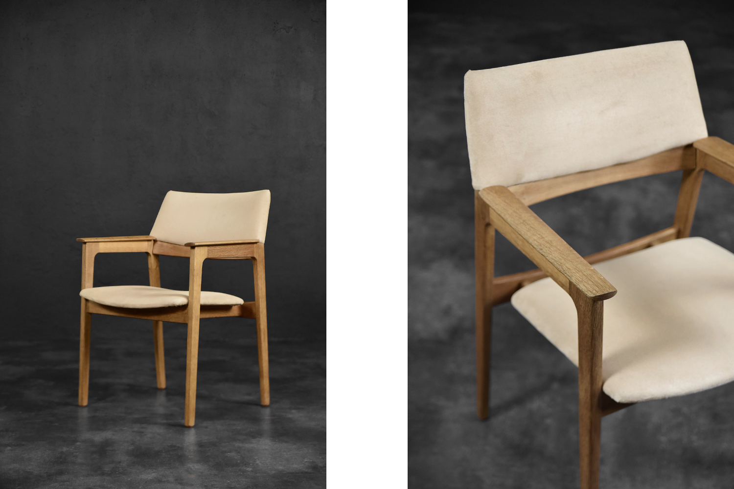 Modernistyczne krzesło gabinetowe, Dania, lata 60