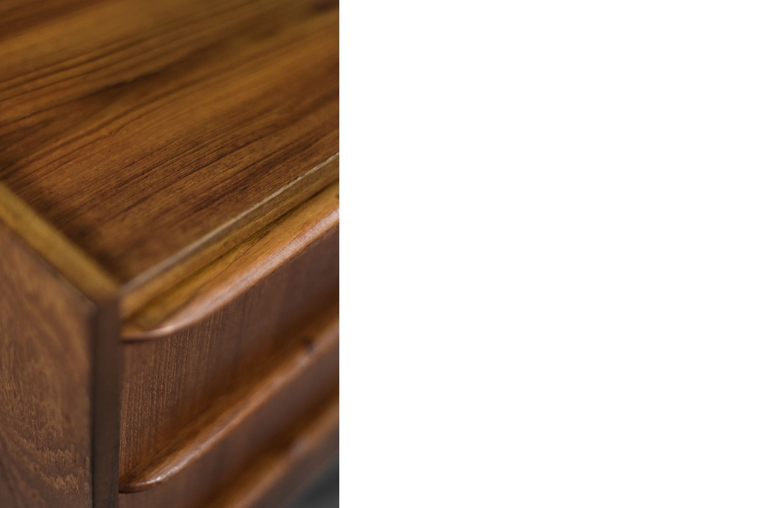 Szafka tekowa z szufladami, Dania, lata 60