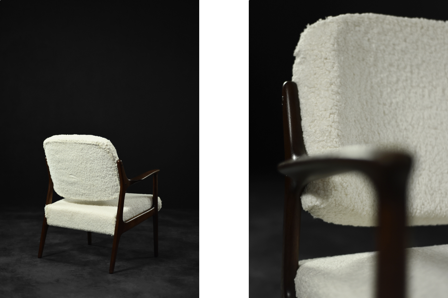 Fotel wypoczynkowy Domus, proj. Inge Andersson, Bröderna Andersson, Szwecja, lata 60