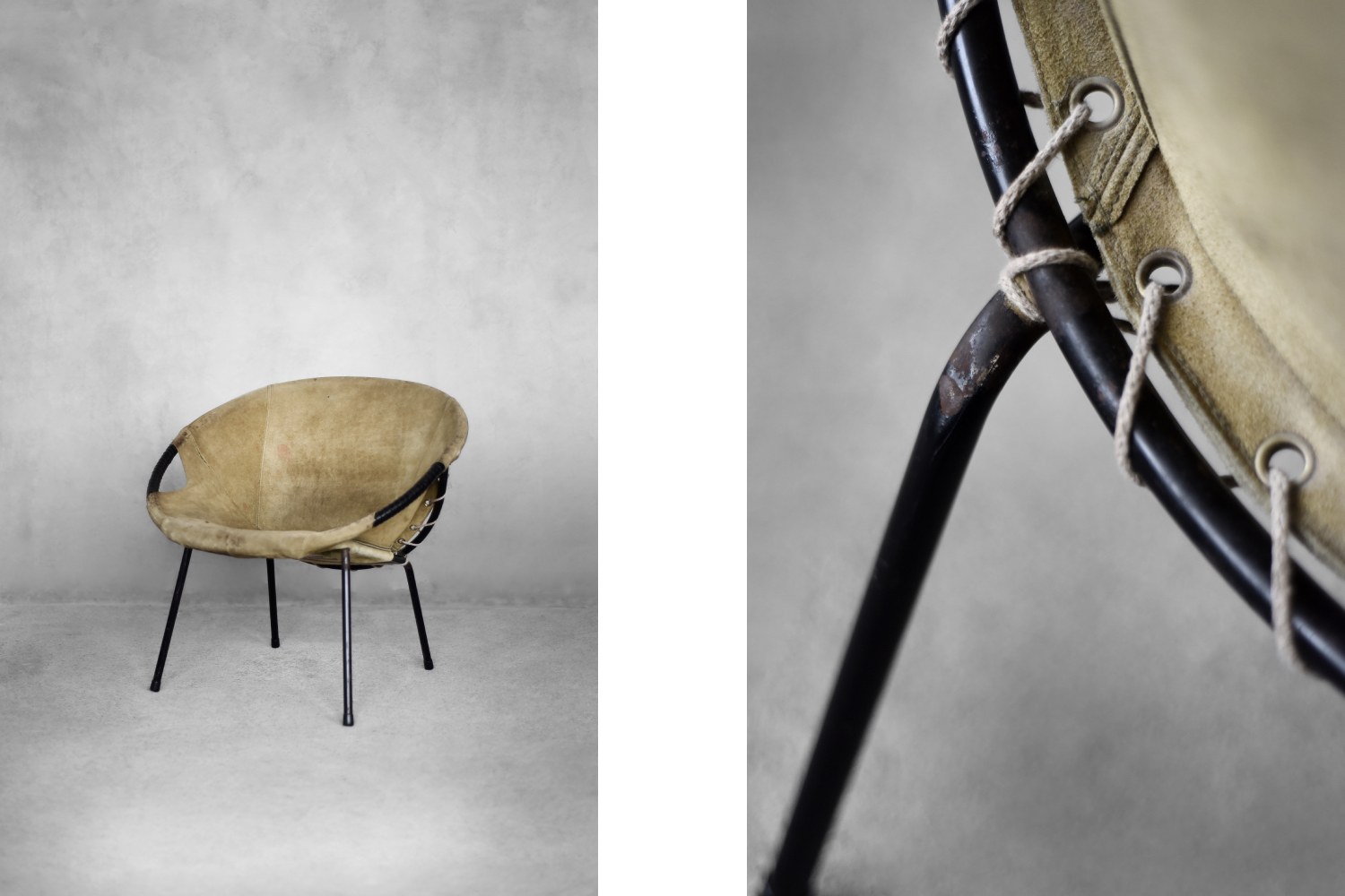 Fotel Balloon, proj. Lusch Erzeugnis, Lusch & Co, Niemcy, lata 60
