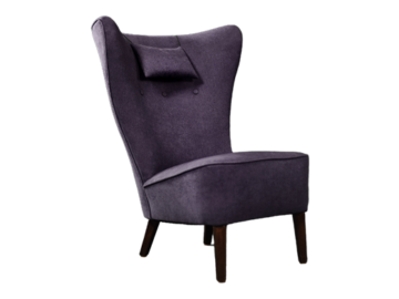 Fotel z wysokim oparciem, Dania, lata 50