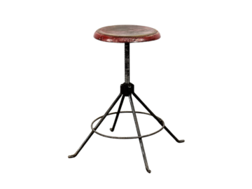 Industrialny stołek obrotowy, PRL, lata 50