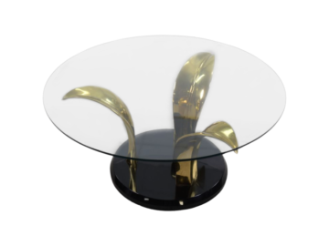 Okrągły stolik koktajlowy, Stany Zjednoczone, lata 70