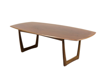 Orzechowy stolik, Kondor Möbel, Niemcy, lata 60