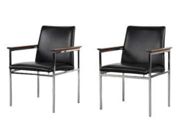 Para foteli proj. Sigvard Bernadotte, France & Søn, Dania, lata 60