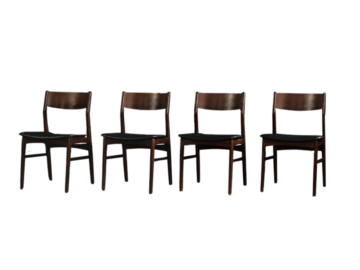 Zestaw 4 krzeseł, Dania, lata 60