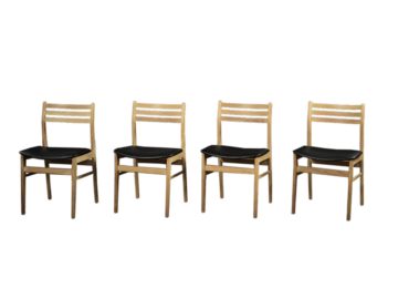 Zestaw 4 krzeseł jadalnianych, Sax Møbelfabrik, Dania, lata 60