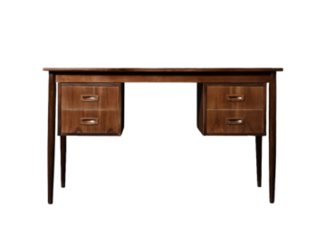 Biurko modernistyczne, tek, Dania, lata 60