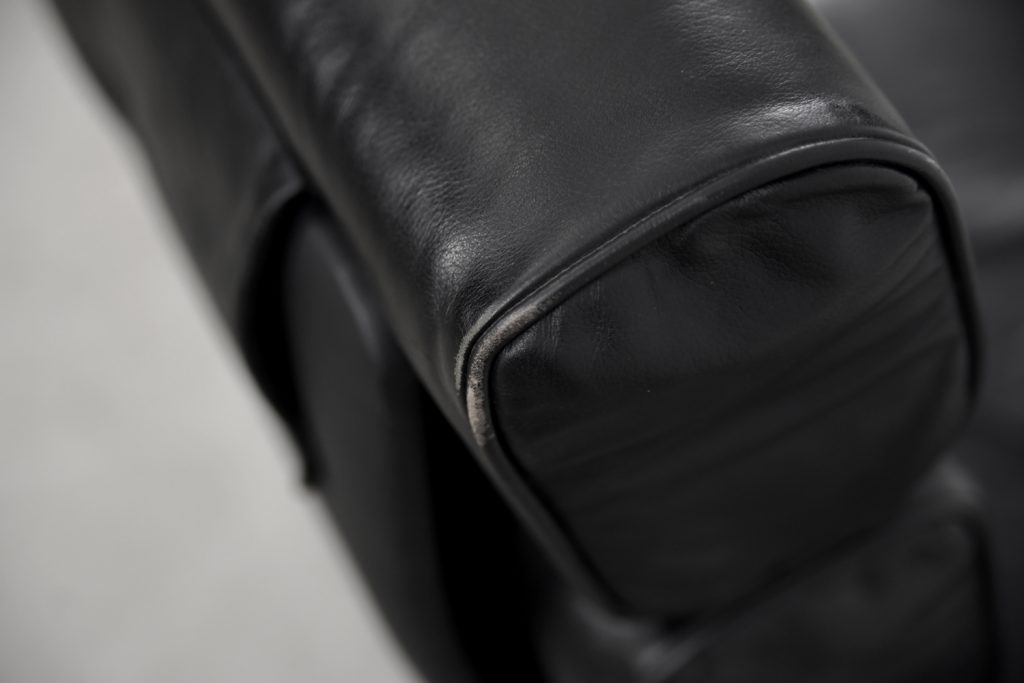 Skórzany fotel gabinetowy, Niemcy, lata 60