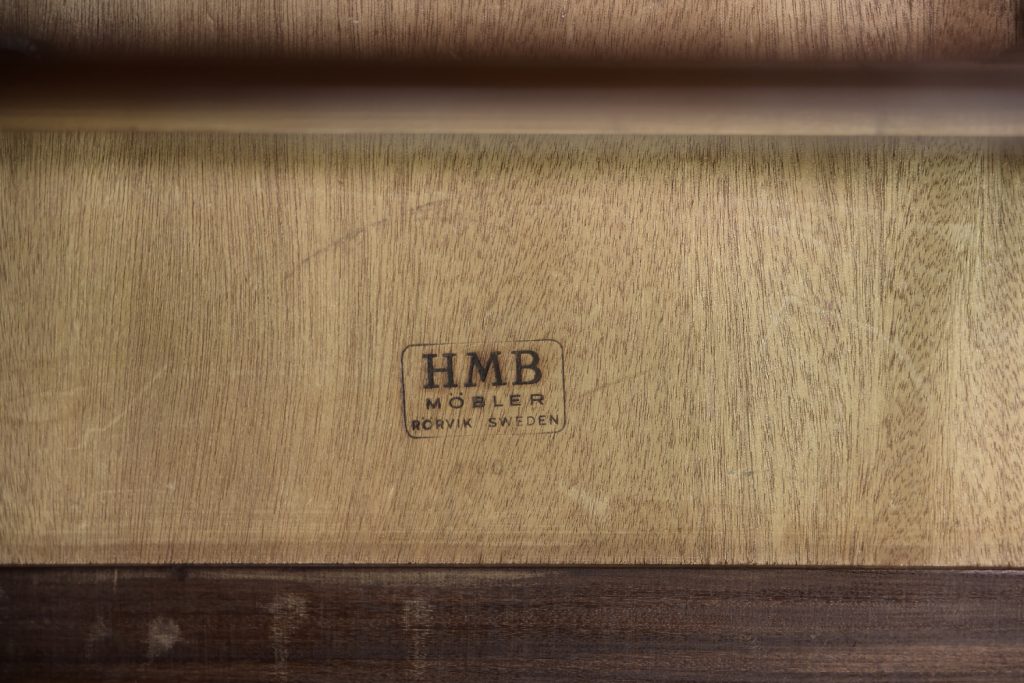 Stolik kawowy, tek, HMB Möbler Rörvik, Szwecja, lata 50