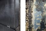 Szafka metalowa industrialna, lata 50