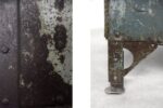 Szafka metalowa industrialna, lata 50