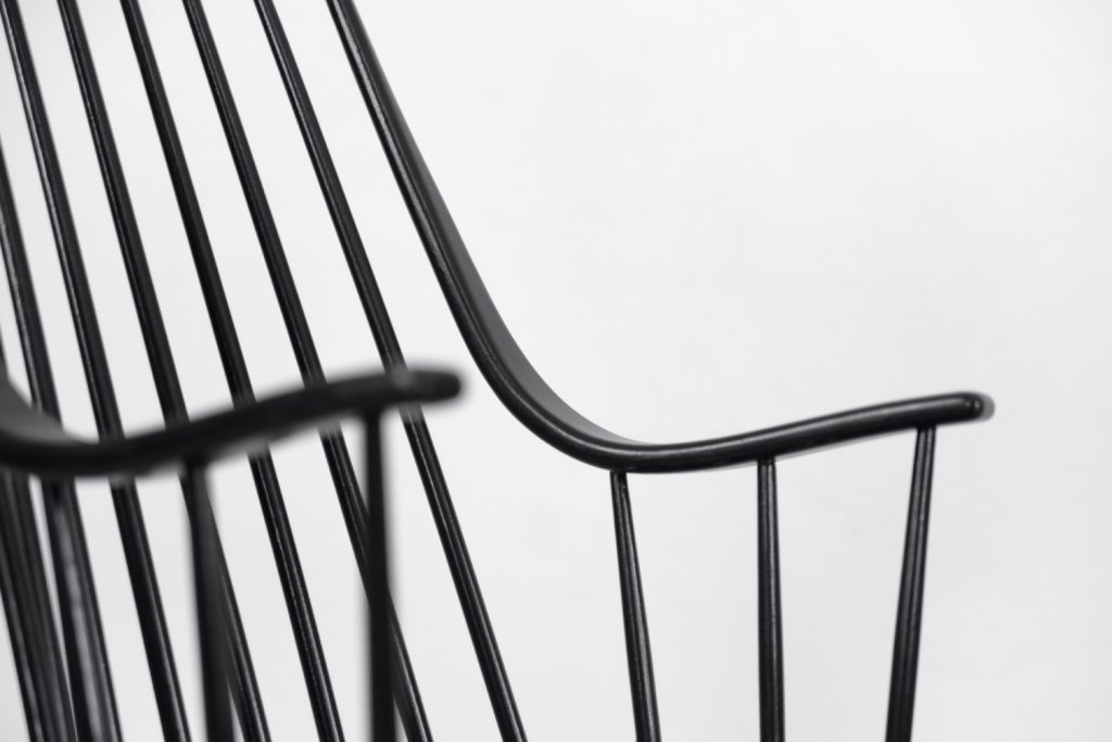 Fotel bujany Grandessa, proj. Lena Larsson, Nesto, Szwecja, lata 60