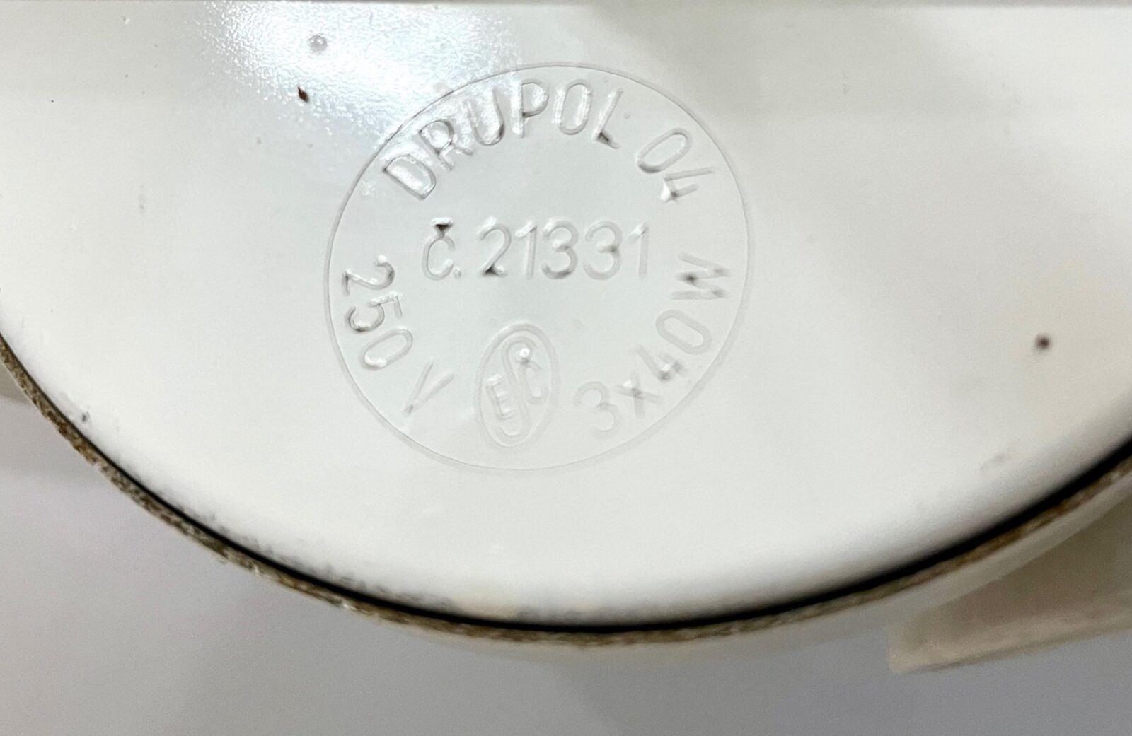 Lampa UFO, Drupol, Czechosłowacja, lata 60