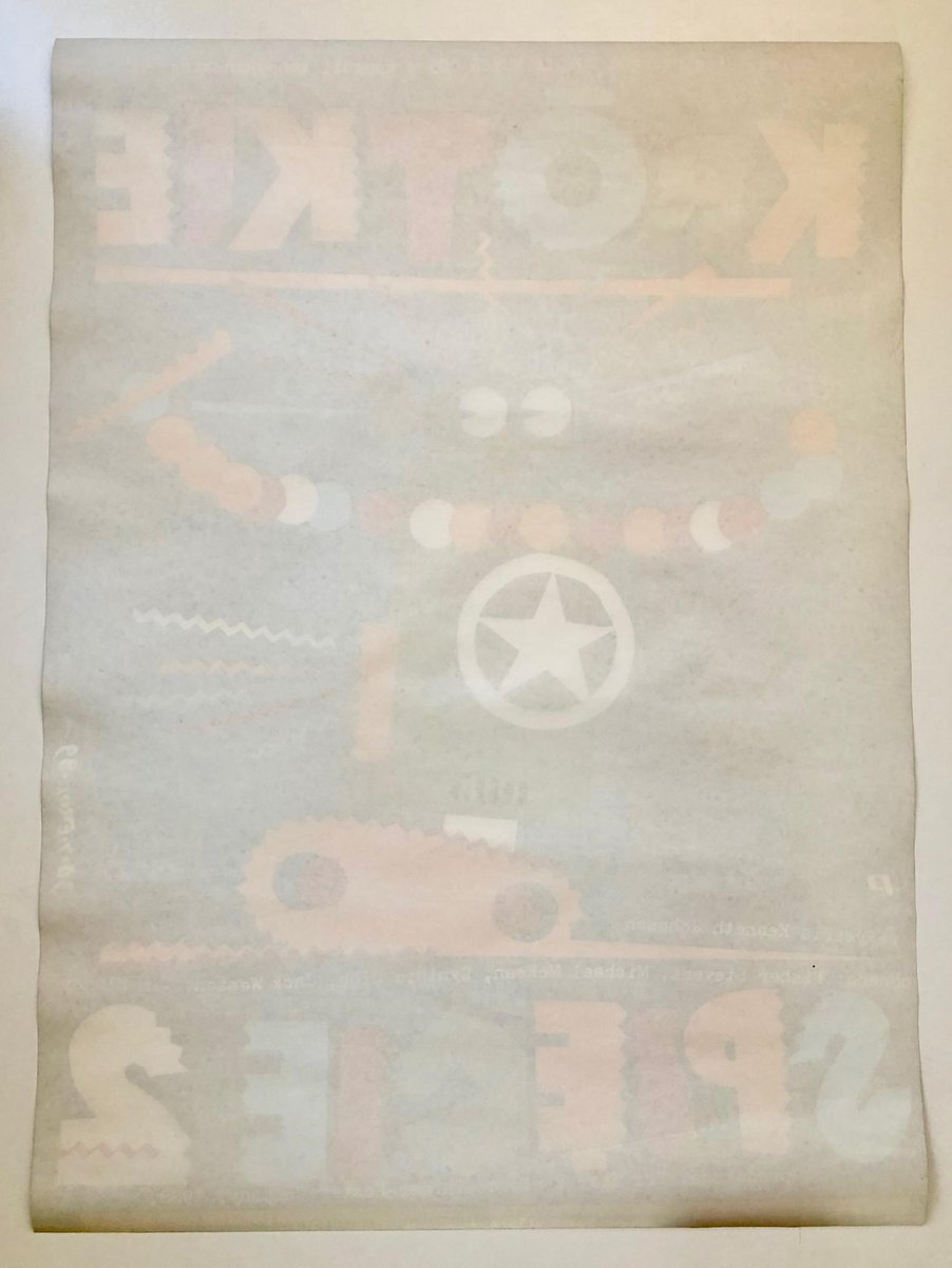 Plakat “Krótkie Spięcie” Proj. Jakub Erol, 1989