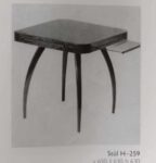 Stolik typ H259, proj. J.Halabala, Up Zavody, lata 1930