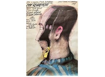 Plakat “Życie Wewnętrzne” Proj. Andrzej Pągowski, 1987