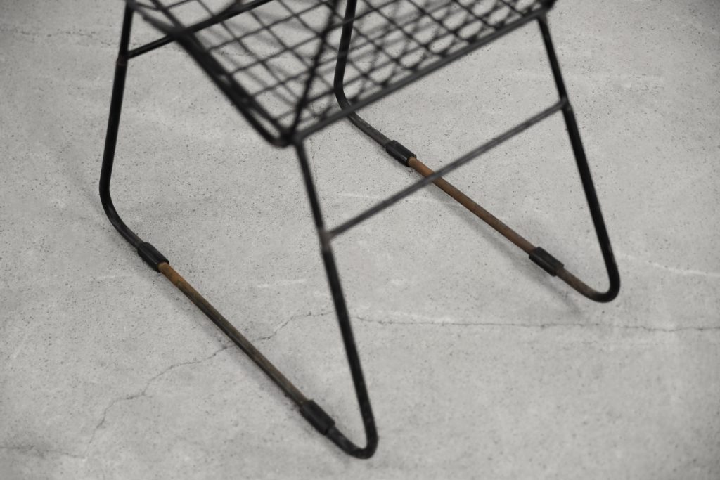 Zestaw 5 metalowych krzeseł prototypowych, Szwecja, lata 60