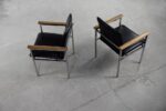 Para foteli proj. Sigvard Bernadotte, France & Søn, Dania, lata 60
