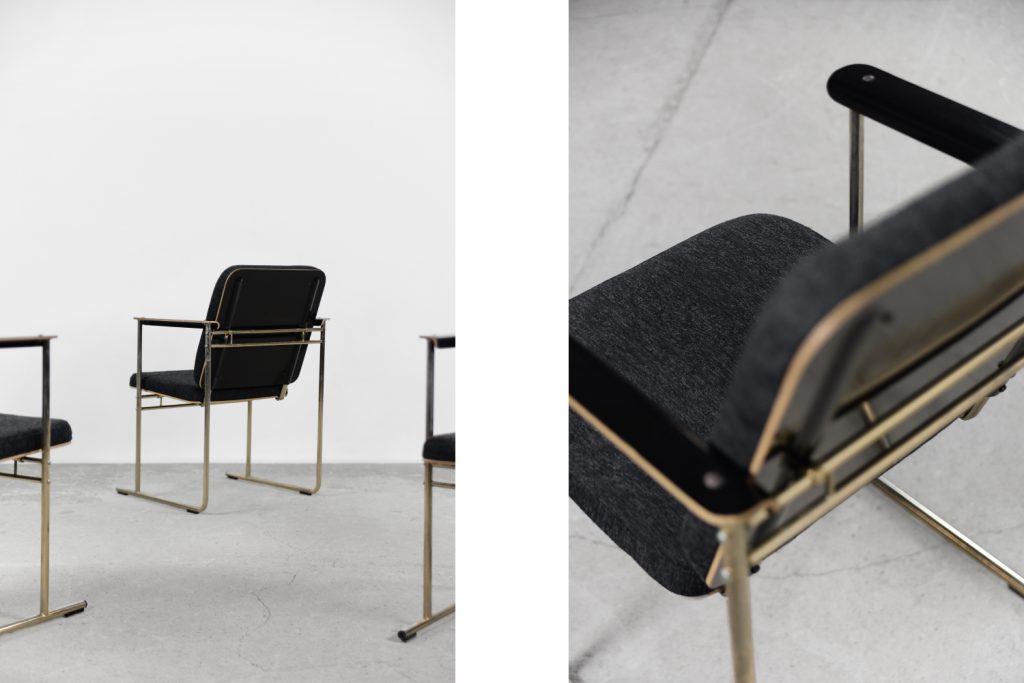 Zestaw 4 krzeseł Skaala, proj. Yrjö Kukkapuro dla Avarte, Finlandia, lata 80