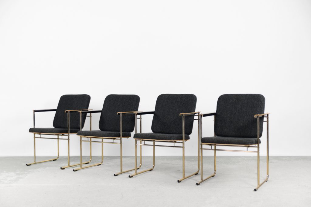 Zestaw 4 krzeseł Skaala, proj. Yrjö Kukkapuro dla Avarte, Finlandia, lata 80