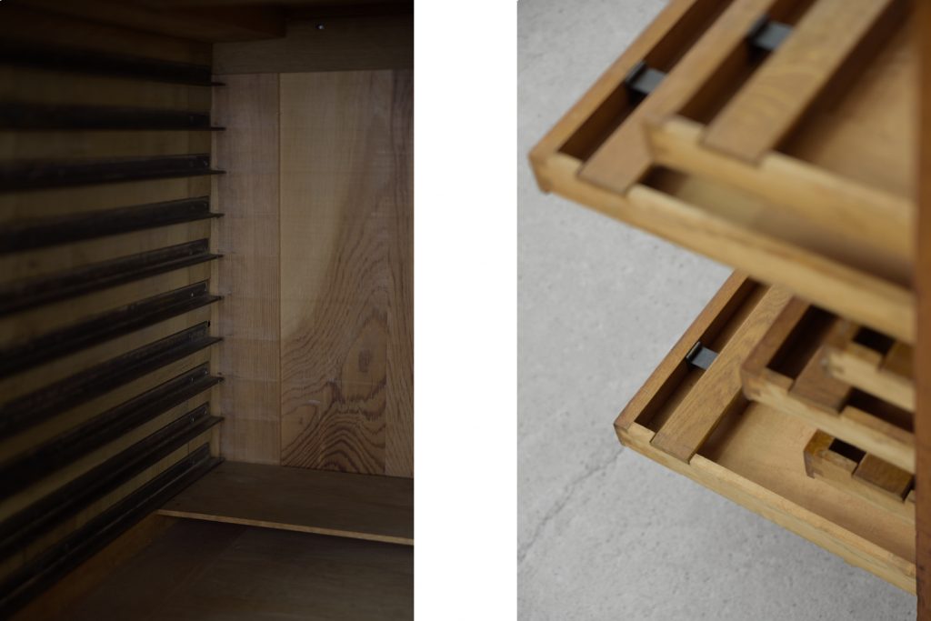 Duża szafa katalogowa z szufladami, lata 30