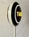 Lampa, duży znak TAXI, lata 90