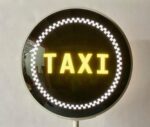 Lampa, duży znak TAXI, lata 90