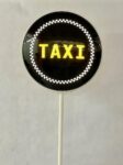 Lampa, duży znak TAXI, lata 90