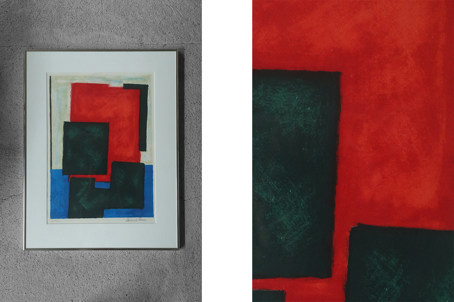 Litografia, Osmund Hansen, Composition, lata 80