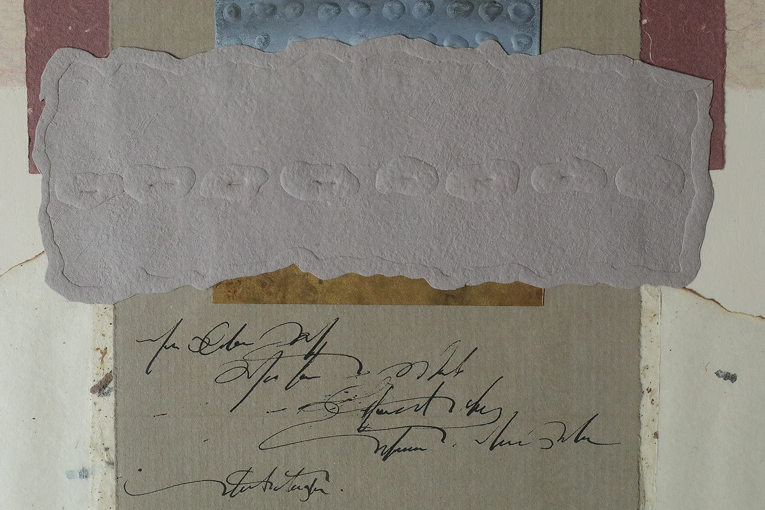 Kolorowa litografia na papierze Fabriano, Kompozycja