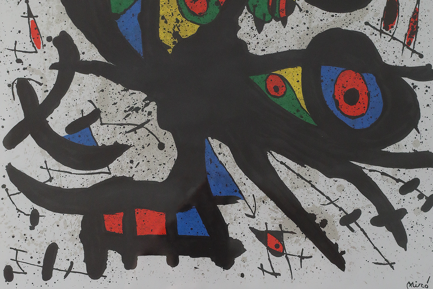 Litografia barwna, Joan Miró, Agora I, 1971