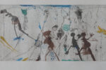 Akwaforta kolorowa, Armin Sandig, Schlümpfe, 1987