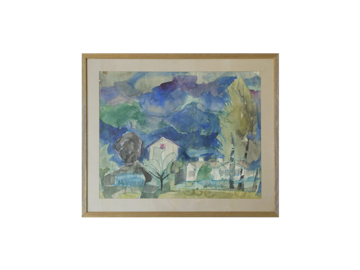 Akwarela, Frideborg Bryth, lata 50