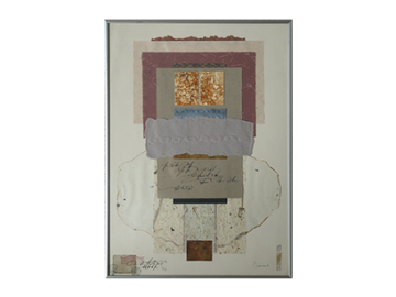 Kolorowa litografia na papierze Fabriano, Kompozycja