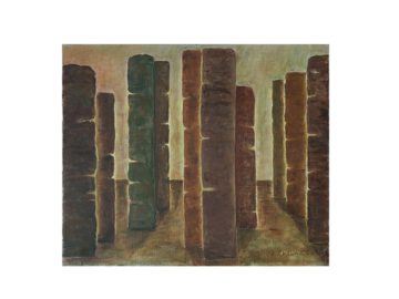 Obraz olejny na płótnie, J. Eklund, 1952