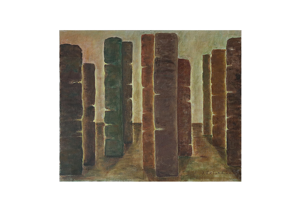 Obraz olejny na płótnie, J. Eklund, 1952